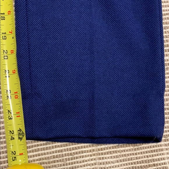 Banana Republic Blue Crop Dress Pants Tailored Fit - Picture 8 of 8